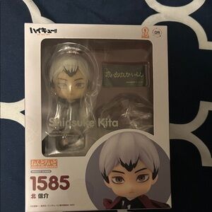 Shirabu Kenjiro Action Figure - Black and White haikyuu